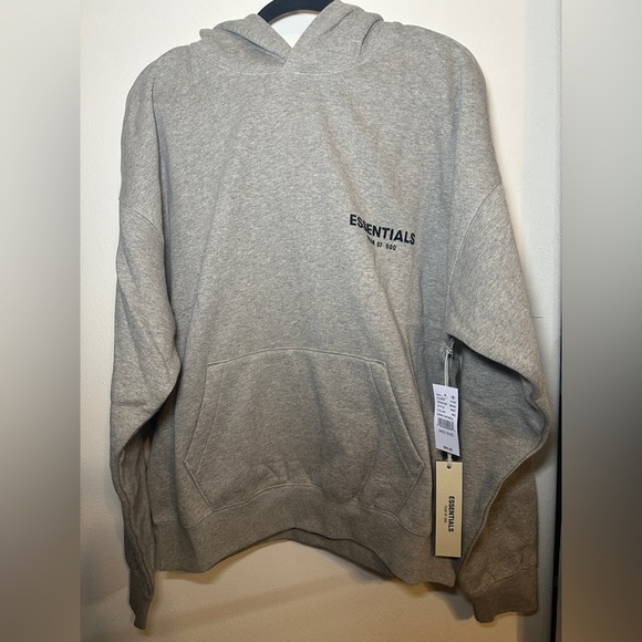 Essentials | Shirts | New Authentic Fear Of God Essentials Dark Oatmeal ...